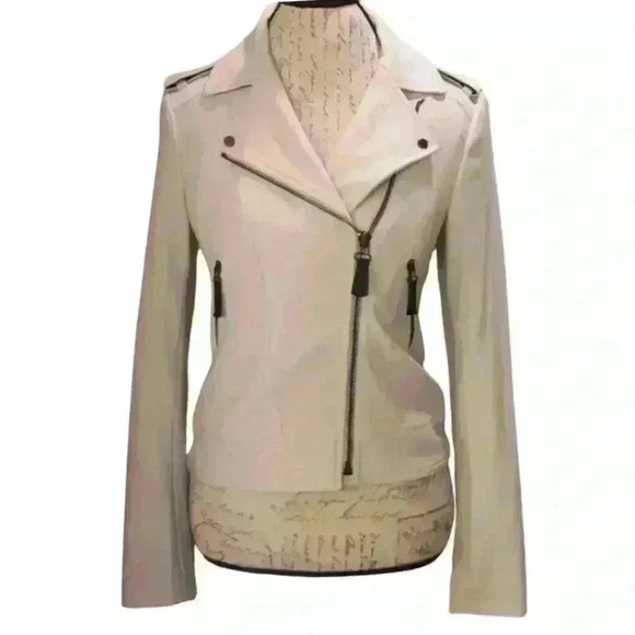Ann Taylor Jackets & Blazers - Ivory/cream Ann Taylor Motto Jacket
